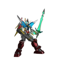 Mecha attack pose png