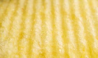 Primer plano de fondo de textura de papas fritas foto