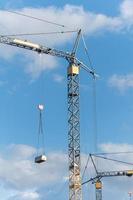 construction crane against sky photo