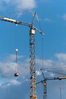 construction crane against sky photo