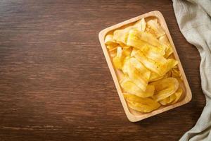 Banana Chips - fried or baked sliced banana photo