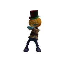 Pumpkin monster superstar Halloween png