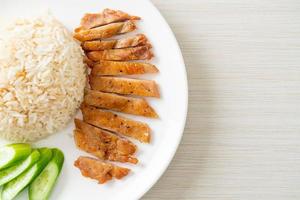 Grilled Chicken with Steamed Rice photo