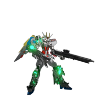 Mecha-Angriffspose png