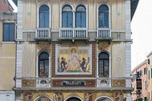 VENICE, ITALY - OCTOBER 12, 2014. Facade of the Palazzo Salviati on the Grand Canal in Venice photo