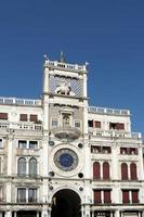 Venecia, Italia - 12 de octubre de 2014. St Marks Clocktower Venecia foto