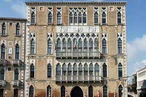 VENICE, ITALY - OCTOBER 12, 2014. Historical architecture of Venice photo