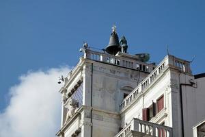 Venecia, Italia - 12 de octubre de 2014. St Marks Clocktower Venecia foto