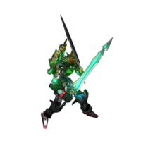 mecha listo para atacar png