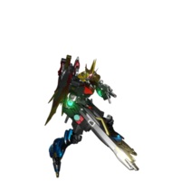 mecha redo till ge sig på png