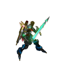 Mecha zum Angriff bereit png