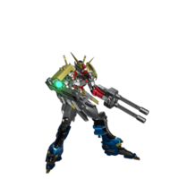 pose d'attaque mecha png