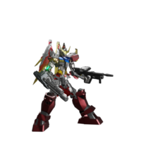 Roboterangriffspose png