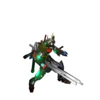 mecha redo till ge sig på png