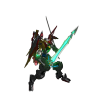 pose de ataque mecha png