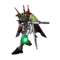 Mecha prêt à attaquer png