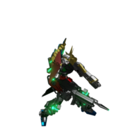 Mecha attack pose png