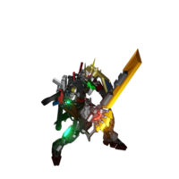 Mecha attack pose png