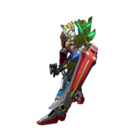 pose de ataque mecha png