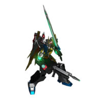 Mecha attack pose png