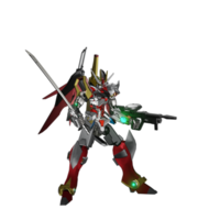 mecha redo till ge sig på png