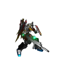 Mecha attack pose png