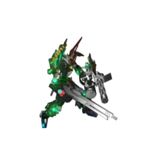 mecha redo till ge sig på png