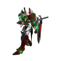 Roboterangriffspose png