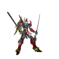 Mecha attack pose png