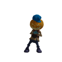 pose de monstruo de calabaza halloween png