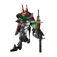 mecha redo till ge sig på png