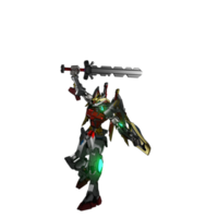 Mecha attack pose png