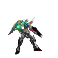 Mecha prêt à attaquer png