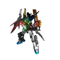 Mecha attack pose png