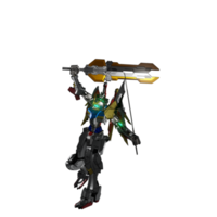 Mecha attack pose png