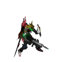 pose d'attaque mecha png