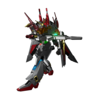 pose d'attaque mecha png