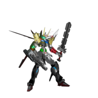 Mecha attack pose png