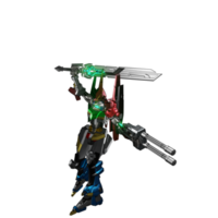 mecha listo para atacar png