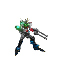 Roboterangriffspose png