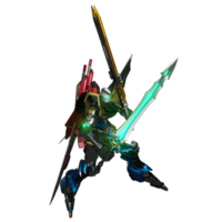 mecha listo para atacar png