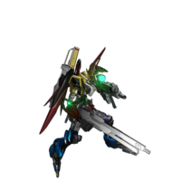 Mecha attack pose png