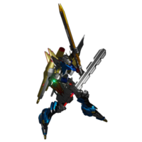 pose de ataque mecha png