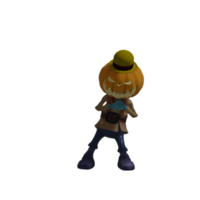 Pumpkin monsters dancing png