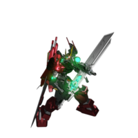 Mecha attack pose png