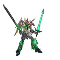 Mecha attack pose png