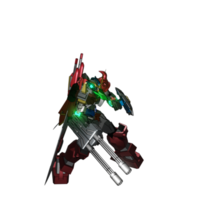 Mecha attack pose png