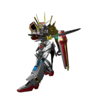 pose de ataque mecha png