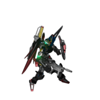 mecha redo till ge sig på png