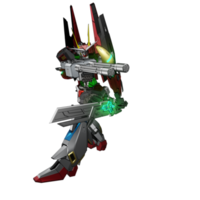 pose de ataque mecha png